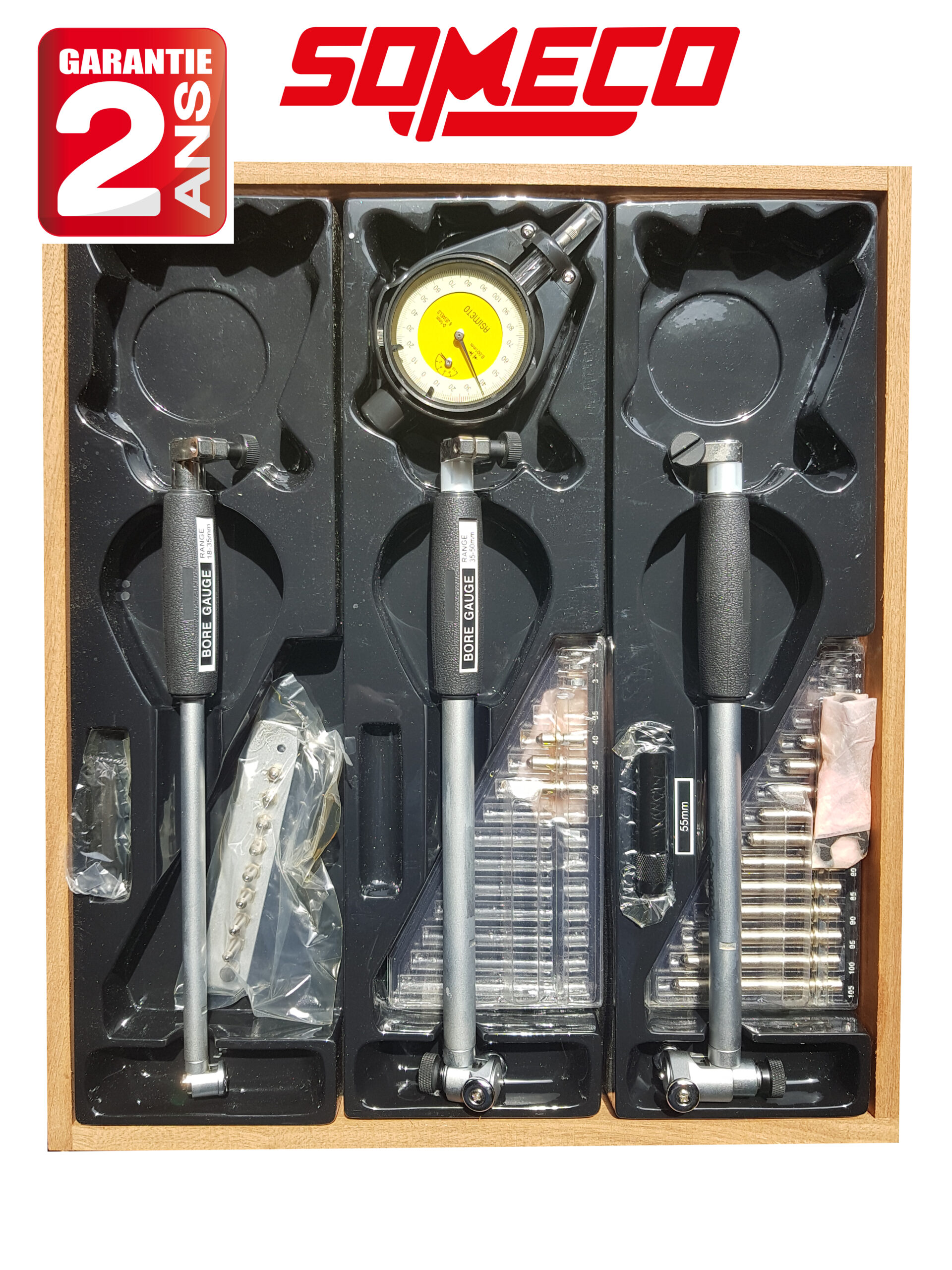 Vérificateur d'alésage SUBITO en coffret