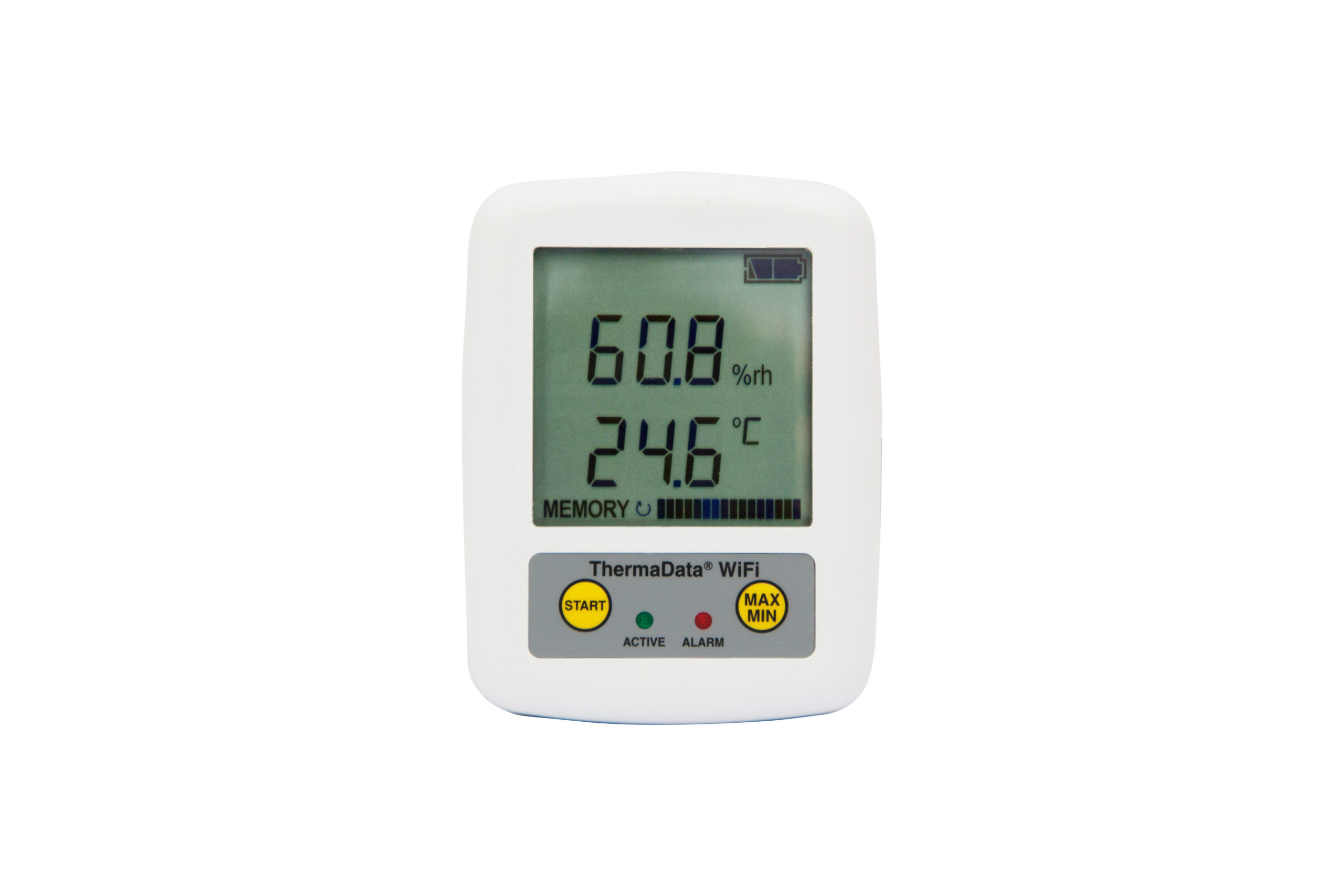 Fisherbrand™ Hygromètre enregistreur de données Bluetooth TraceableGO™  Hygromètre ; Alarme de température et d'humidité voir les résultats