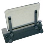 Plaque support vertical en verre pour projecteur de profils