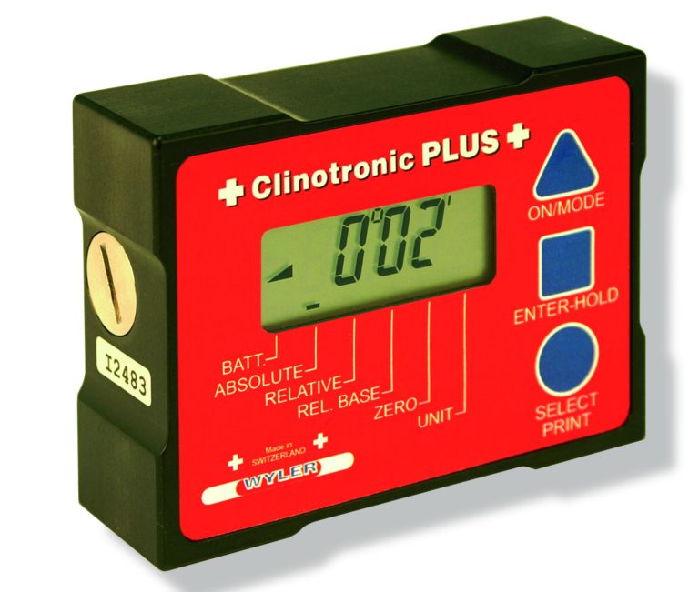 Inclinomètre niveau électronique digital WYLER, ClinoTRONC et