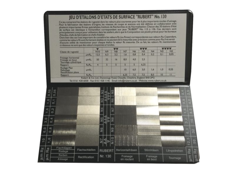 Roughness specimen for calibration