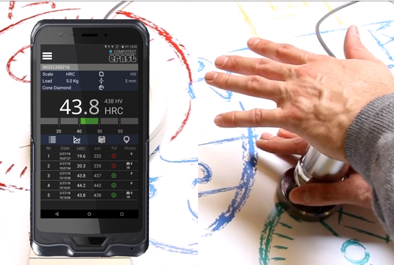 Portable hardness tester