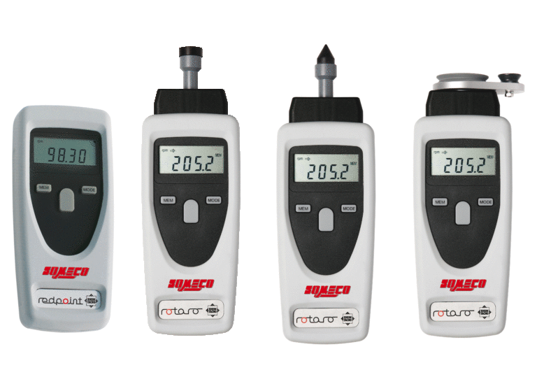 Tachometer, rotation speed measurement