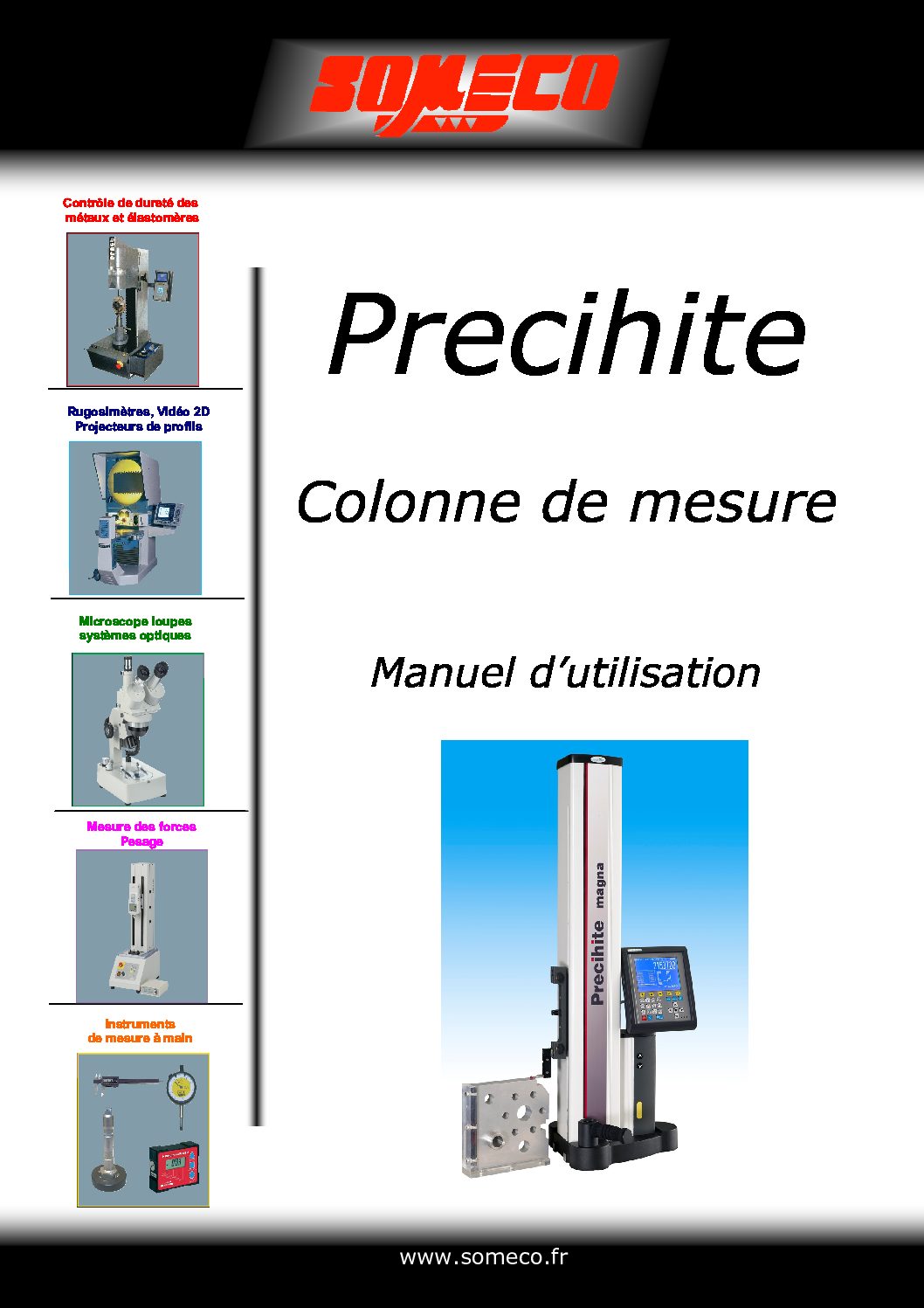Precihite Motorised 1D/2D Measuring Column - PreciHITE