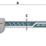 Instruments de mesure à main jauge de profondeur digitale