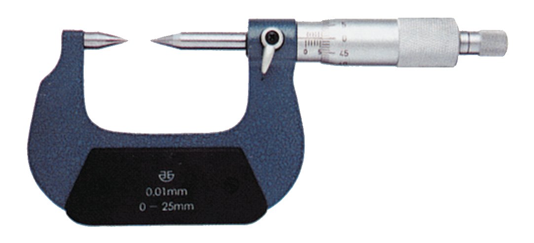 Micromètre d’extérieur à touches coniques 30°