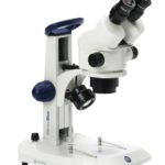 Microscope Stereo-BLUE SOMECO statif à colonne ou crémaillère Someco