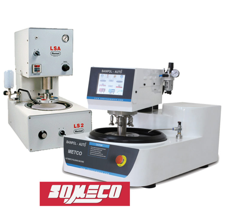 Polishing machine for metallographic samples