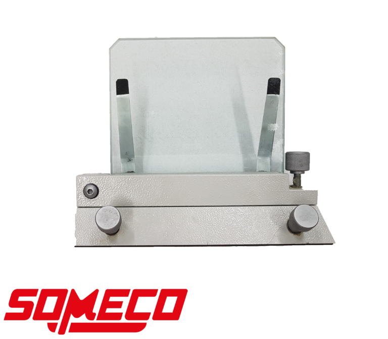 Plaque support vertical en verre