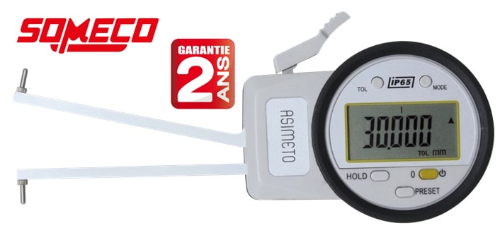 400 ASIMETO-Jauge de mesure intérieure digitale à bras type KRÖEPLIN