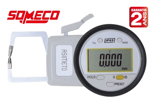 404 ASIMETO-Jauge de mesure extérieure digitale à bras type KRÖEPLIN